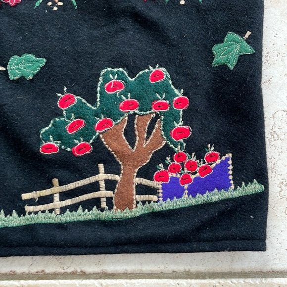 🍁Vintage Paul Harris Design Embroidered Fall/Harvest Themed Vest Size L EUC 🍁 - Picture 9 of 15